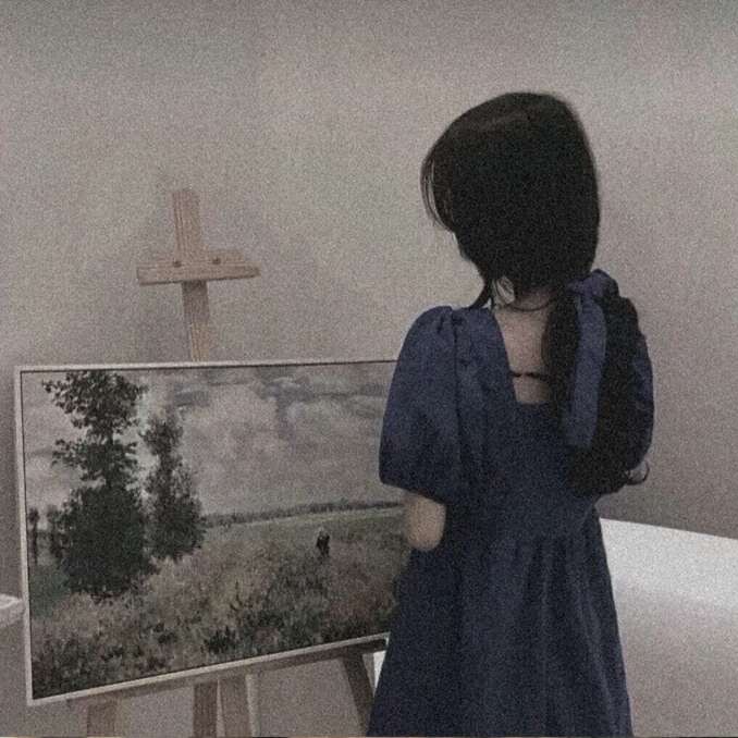窥月.