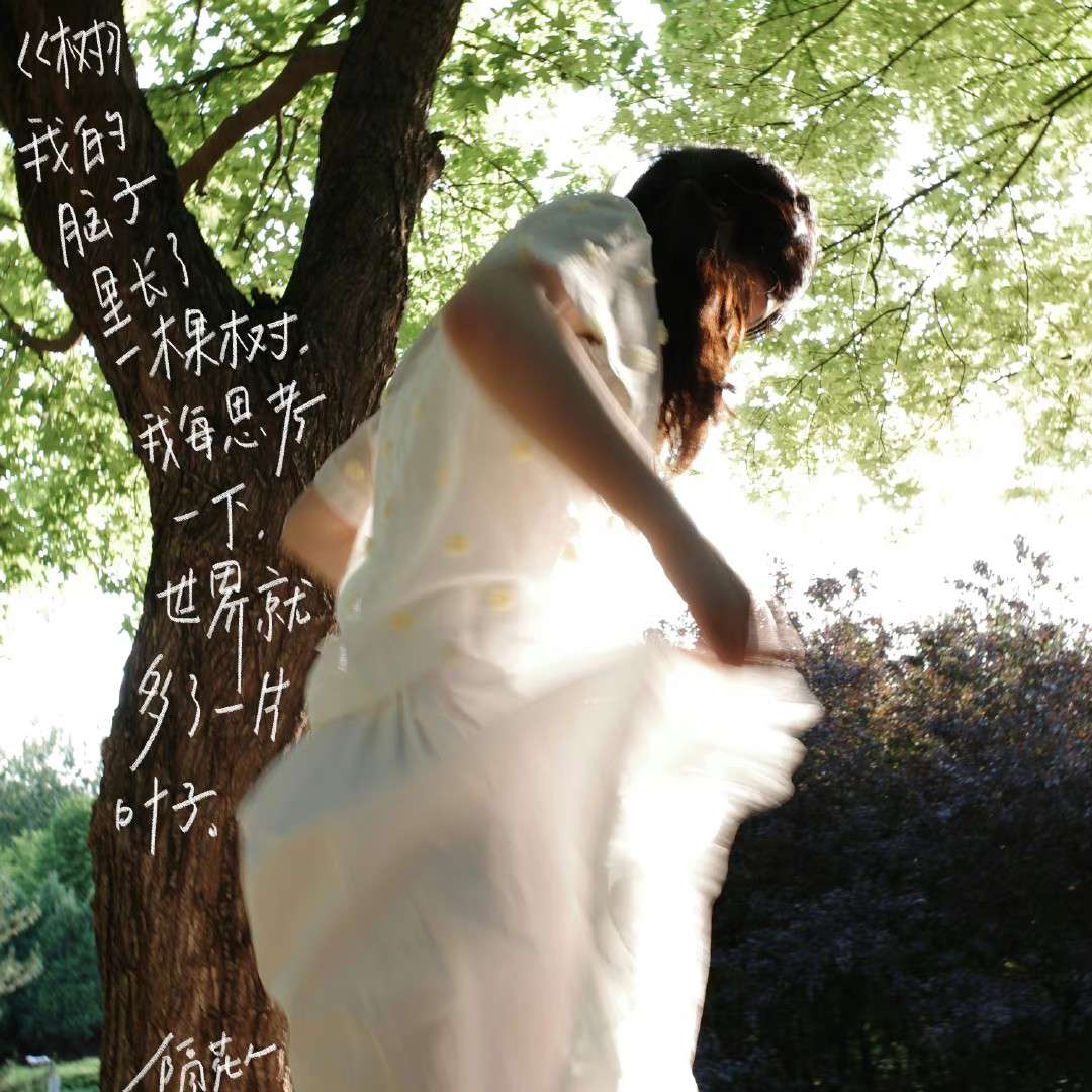 隔花人