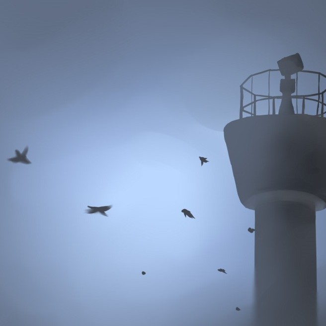 空灯流远