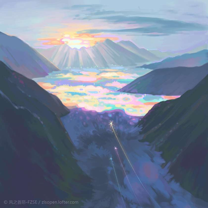 流星划过天际
