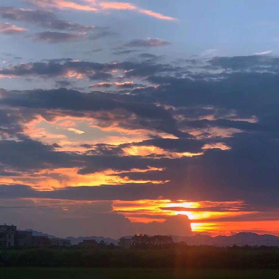 夕阳下的遗憾