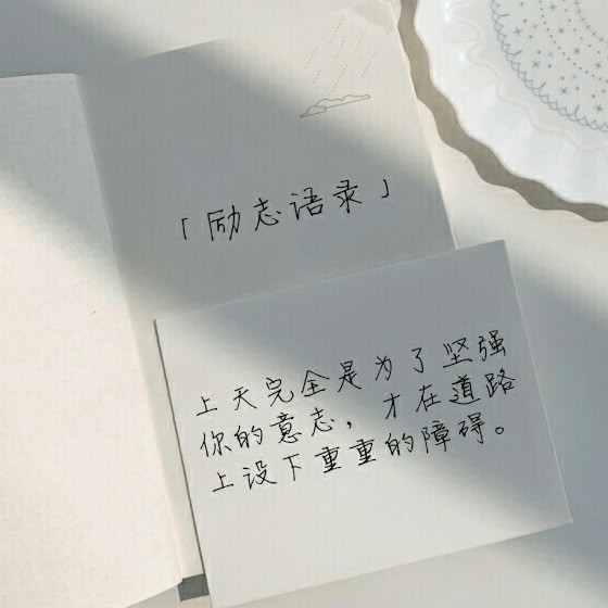 日记和计划中的励志句子