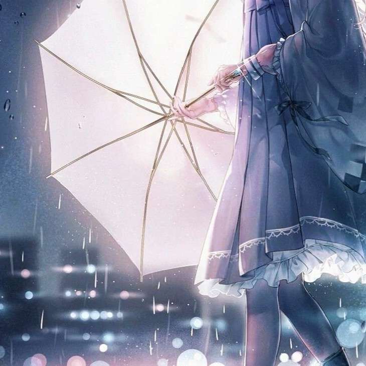 雨光中