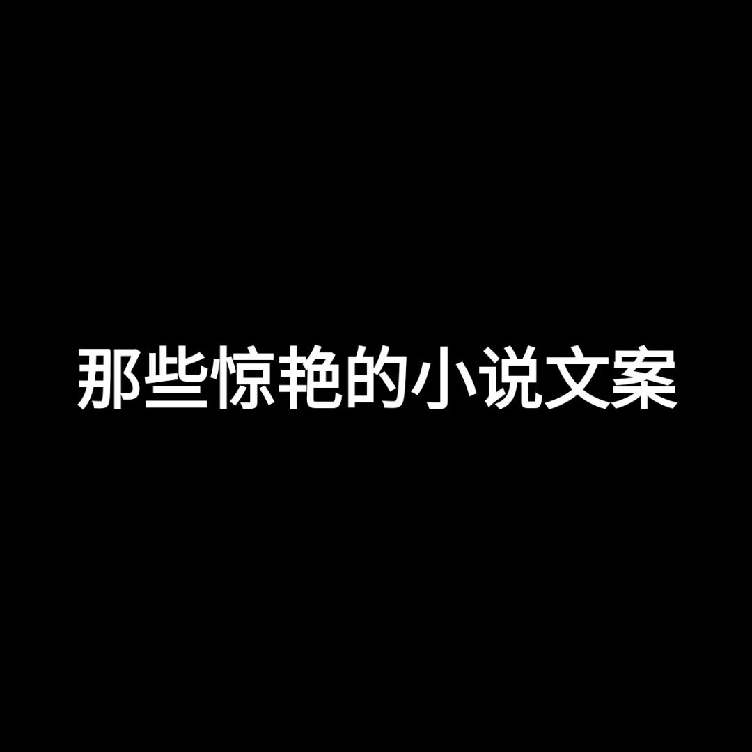 小说语录.