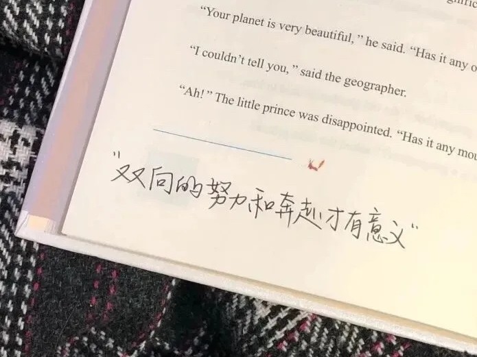 收集那些双向奔赴的句子！