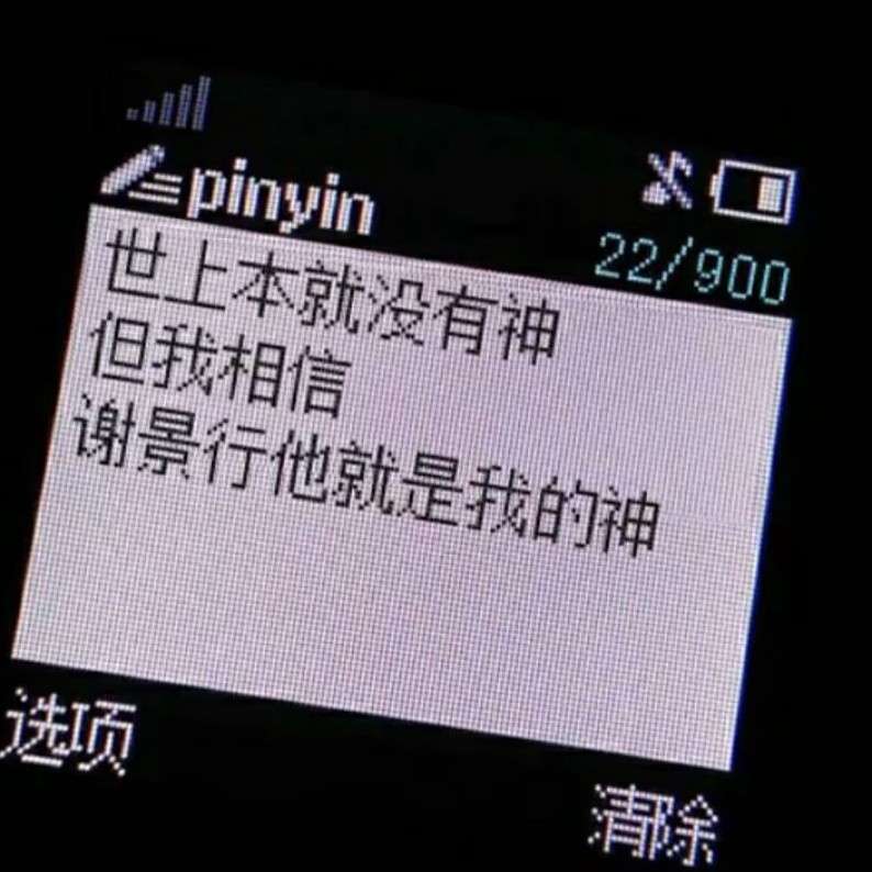 如果世界上有神明，那人必是谢景行