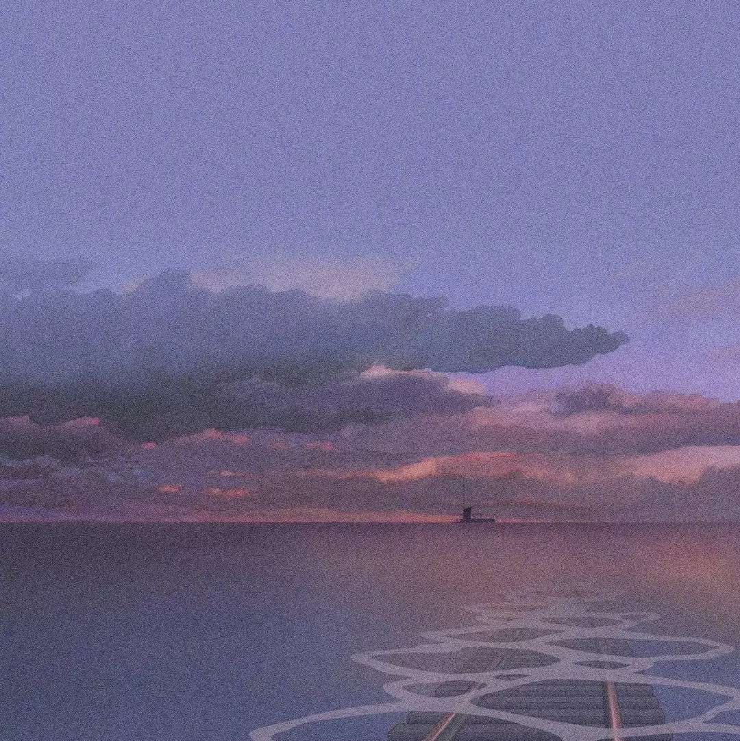 只有大海苍茫如幕