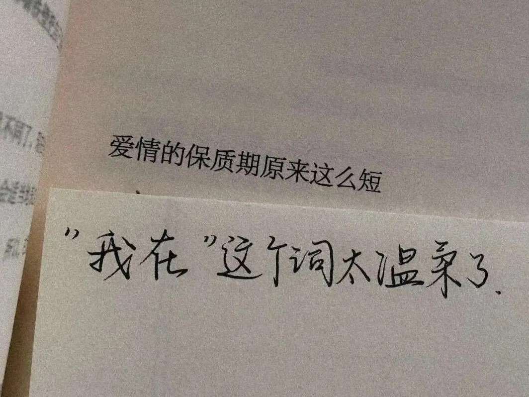 用一句书摘形容你此刻的生活